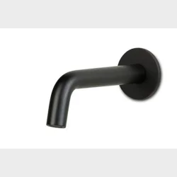 Utloppspip Matt Svart