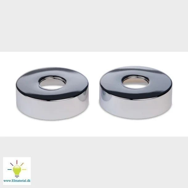 Rosette 74Mm St 2Stk Krom