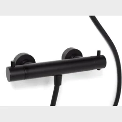 Termostatblandare M/Duschset Mattsvart