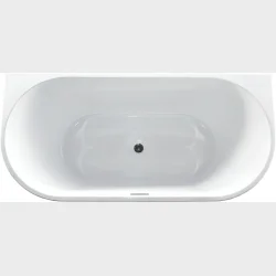 Badekar Back To Wall 1800 Mm Mat Hvid