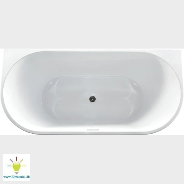 Badekar Back To Wall 1700 Mm Mat Hvid