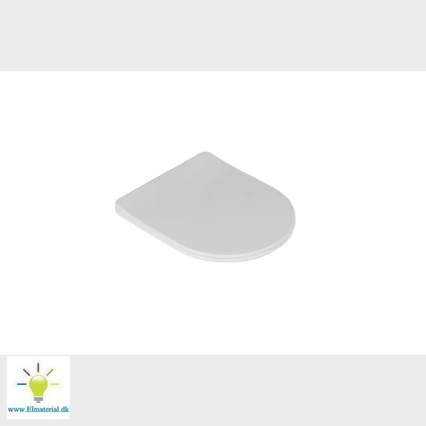 Toiletsde Soft Close &amp; Qr Mat Hvid