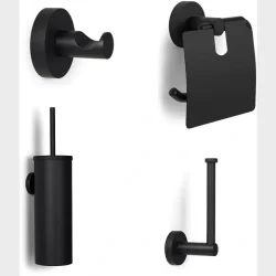 Toalettset Bundle Matt Black