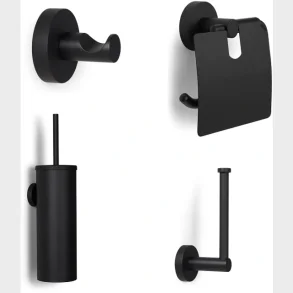 Toalettset Bundle Matt Black