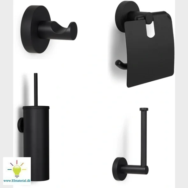 Toalettset Bundle Matt Black