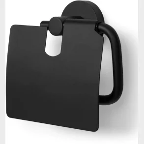 Toiletrulleholder M/L�g Sort