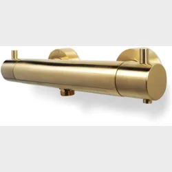 Termostatarmatur Brstet Guld