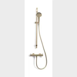 Termostatarmatur M/Brusest Brstet Guld