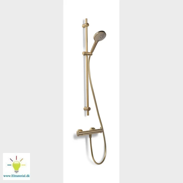 Termostatarmatur M/Brusest Brstet Guld