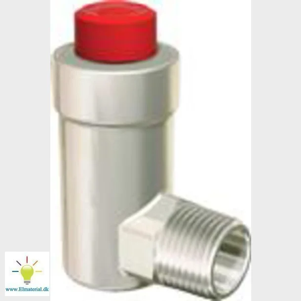 Aut. Udluft 1/2" Vink.Fornikl.