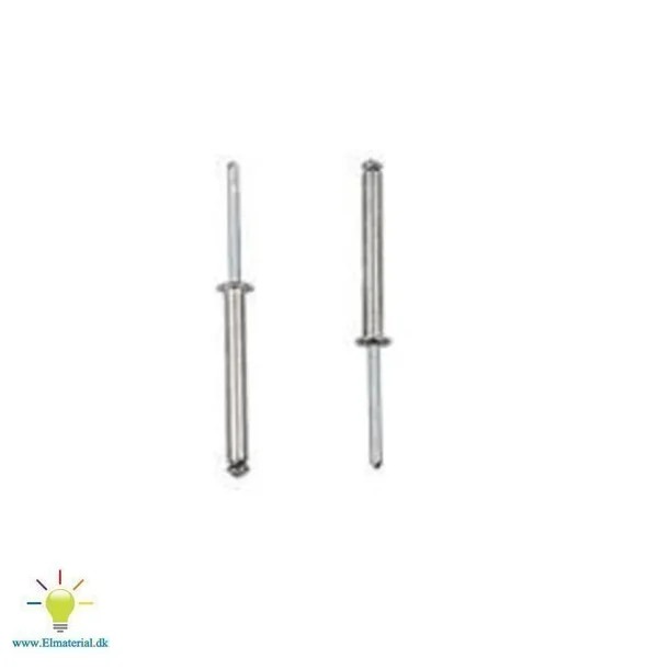 bl.nitte peel alu/st 4.8x20 rundt hoved