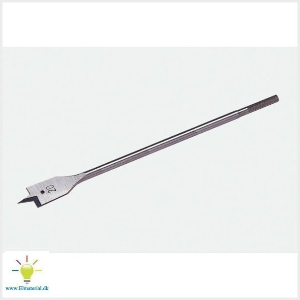 Th�rmer fladbor med cylindrisk hals, lang, 20 x 400 mm