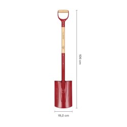 Fiskars Classic Spade, afrundet FSC