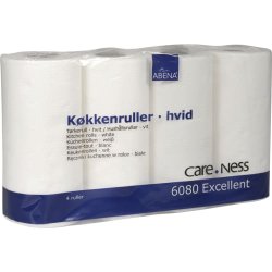 Kkkenrulle Care-Ness Excellent, 2-lags, hvid, nyfiber