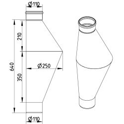Rottestop U Rensead 110/110Mm