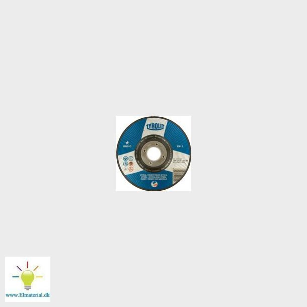 Slibeskive 125X6X22 Inox/Stl