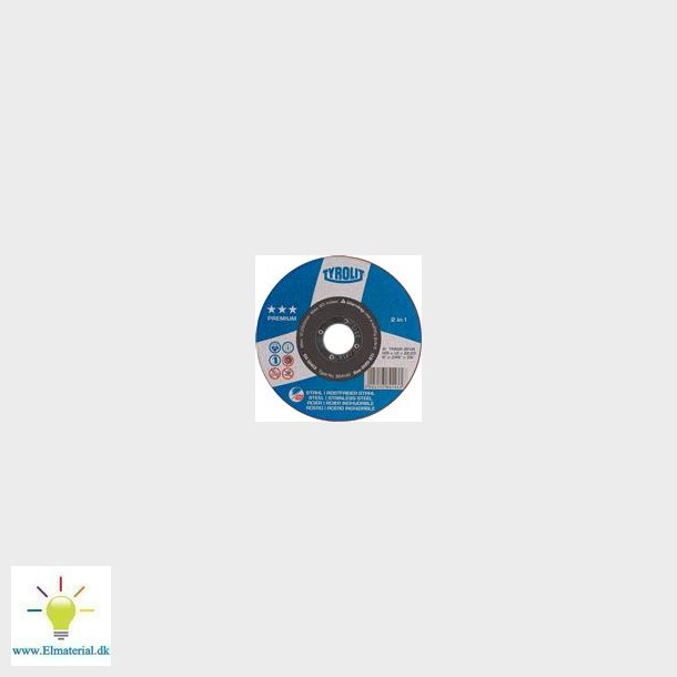 Sk&frac34;reskive 125X1,6X22,23 Ta60P-Bfka