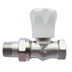Hndreguleret Radiatorventil 1/2" Lige