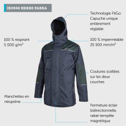 ISO940 Mens Parka - Black