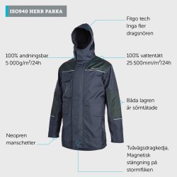 ISO940 Mens Parka - Black