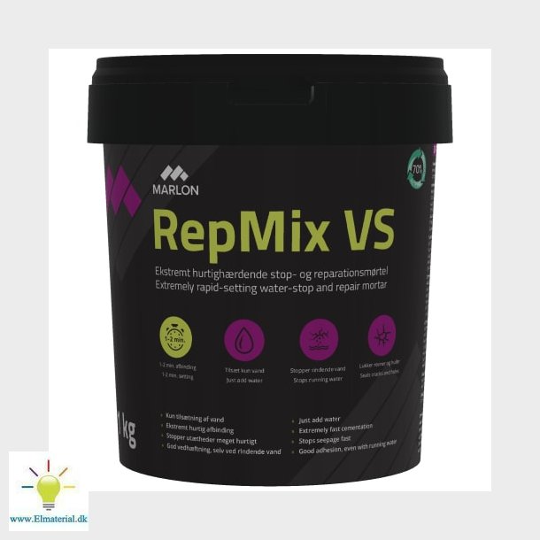 Marlon RepMix VS stop- og reparationsmrtel, 1 kg