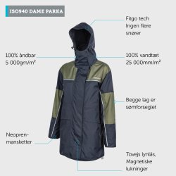 ISO940 Dame Parka - Sort