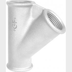 + Gf + T-Piece Galv. 45Gr sluttande gren 3/4