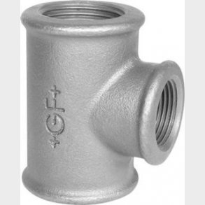 + Gf + T-Piece Black 1 1 / 2X3 / 8X1 1/2