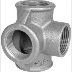 + Gf + T-stycke Svart W / Sidoutgng 3/4