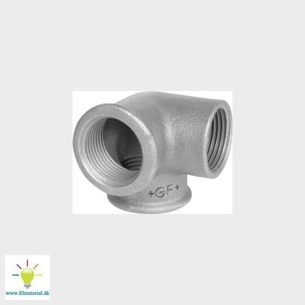 +Gf+ Vinkel Sort M/Sideudlb 1 1/4