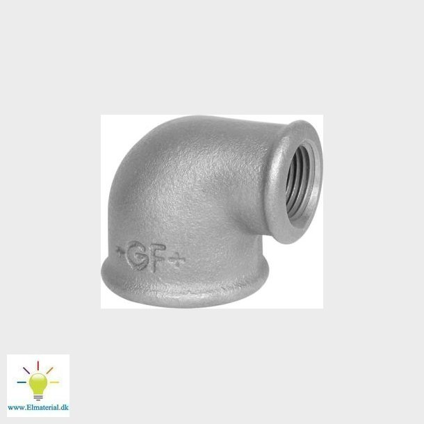 +Gf+ Vinkel Sort Mf/Mf 90Gr 1 1/2X3/4