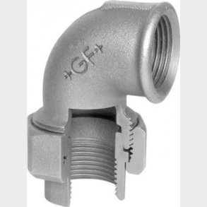 + Gf + Angle Union Black Mf / Mf 3/8