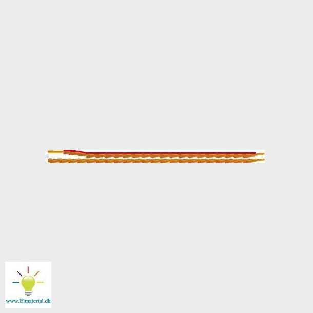 H&ouml;gtalarkabel H&ouml;ger Transparent / R&ouml;d 2X4Mm2