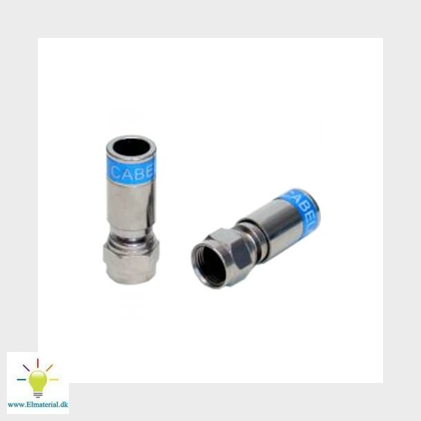 F-Konnektor Compression CX3 7.0 lang til 7 mm kabel