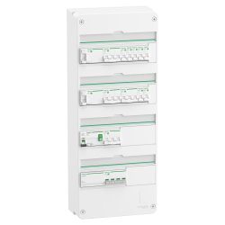 Boligtavle Resi9 4R 2xRCD, 7x1PN, 4x3PN MCB, R9HPDK42074EV