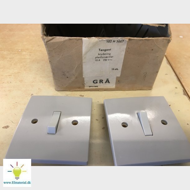 LK Tangent krydsning planforsnket 10A 250V gr