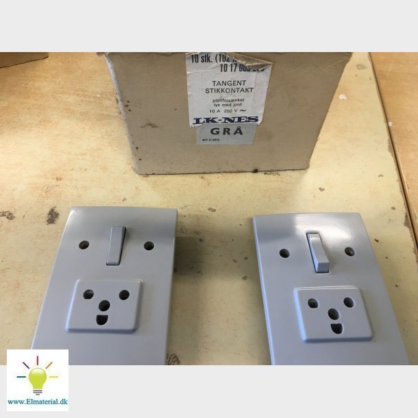 LK Tangent stikkontakt planforsnket med jord gr
