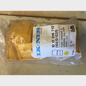 Fuga tangent afdkning gul for stikk u/jord