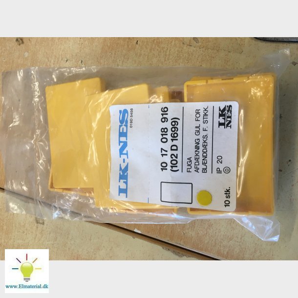 Fuga afdkning gul for blnddksel f stikkontakt