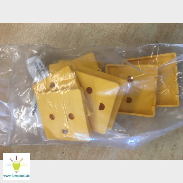 Fuga afdkning gul for stikdse m/jord