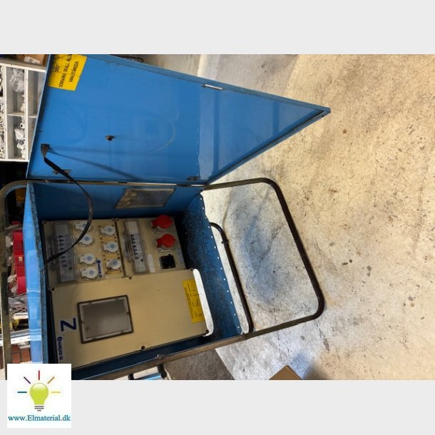 Byggepladstavle 63A M/M�lerfelt + Stativ+Skab " Brugt"