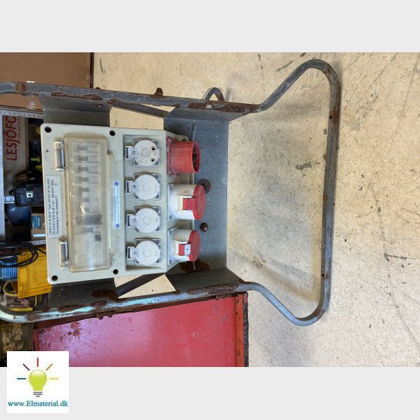 Byggepladstavle 32A incl stativ - Brugt