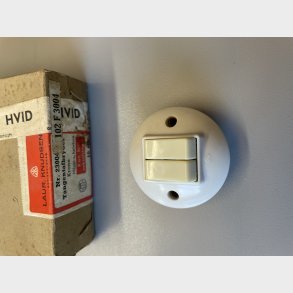 Tangentafbryder krone 102F3004 Hvid