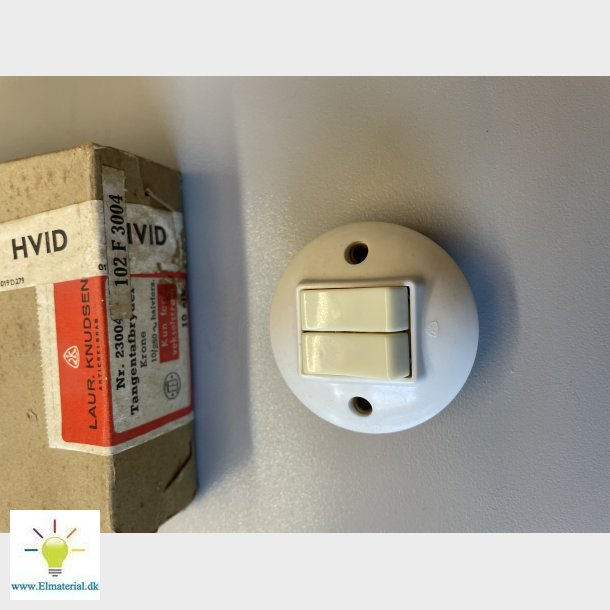 Tangentafbryder krone 102F3004 Hvid