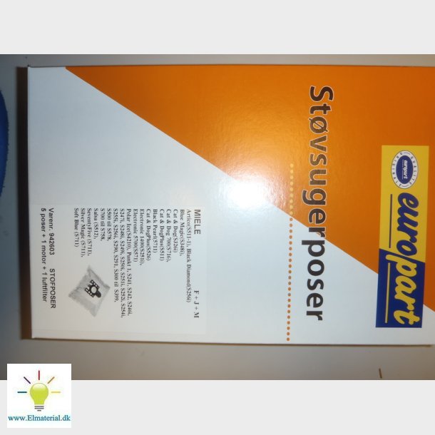 Miele Stvsugeposer Europart Fjm