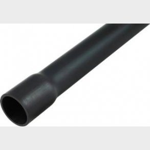 Plastrr Halogenfri 20Mm Med Muffe Sort