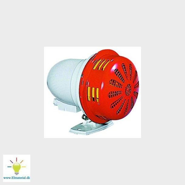 Roterende Sirene 24V Ac/Dc 115Db.