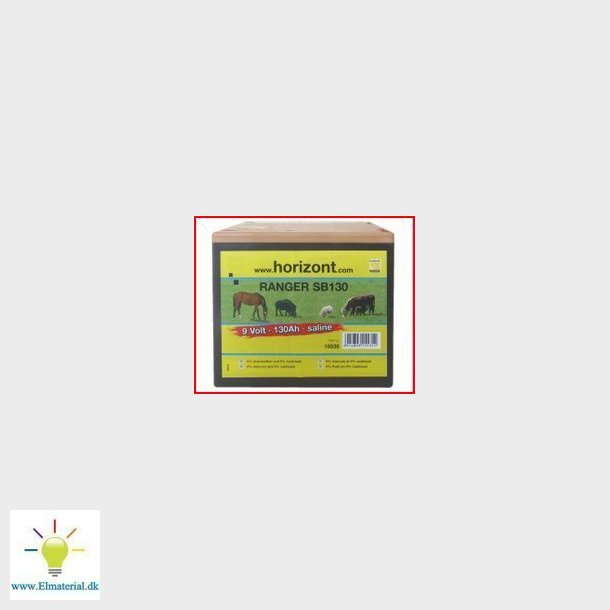 Batteri 9V/130Ah       Kohsel