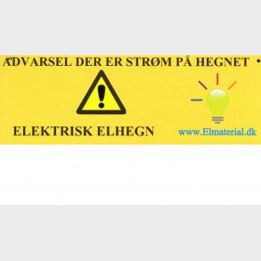 Varningstecken elmaterial