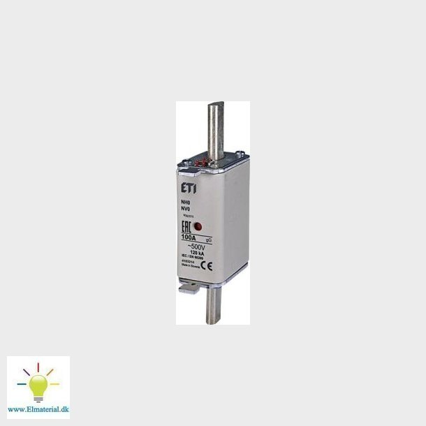 Sikring Nh0 100A Gg 500V